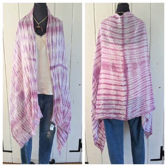 Pool to Party Subtle Luxury Scarf/Sarong NWT - Picture 4 of 8